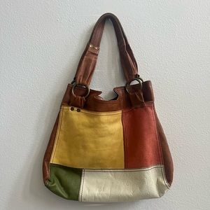 Vintage Multicolor Shoulder Bag